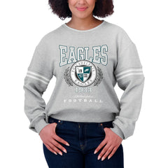 Philadelphia Eagles WEAR by Erin Andrews Women's Pullover Sweatshirt - Heather Gray online