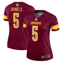 Jayden Daniels Washington Commanders Women's Legend Player Performance Top - Burgundy | Nike on sale