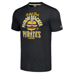 Pittsburgh Pirates MLB x Guy Fieri’s Flavortown Unisex Tri-Blend T-Shirt - Charcoal