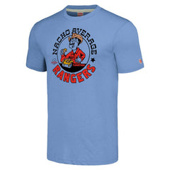 Texas Rangers MLB x Guy Fieri’s Flavortown Unisex Tri-Blend T-Shirt - Light Blue