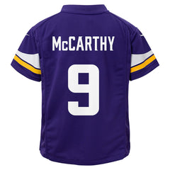 J.J. McCarthy Minnesota Vikings Preschool Player Game Jersey - Purple | Nike for sale