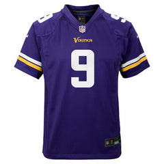 J.J. McCarthy Minnesota Vikings Youth Game Jersey - Purple | Nike on sale