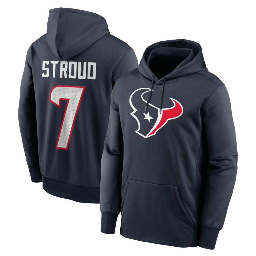 C.J. Stroud Houston Texans Player Name & Number Therma Hoodie - Navy | Nike cheap