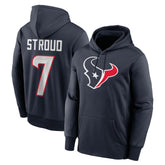 C.J. Stroud Houston Texans Player Name & Number Therma Hoodie - Navy | Nike cheap