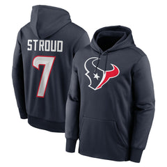 C.J. Stroud Houston Texans Player Name & Number Therma Hoodie - Navy | Nike cheap