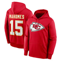 Patrick Mahomes Kansas City Chiefs Player Name & Number Therma Hoodie - Red | Nike sale
