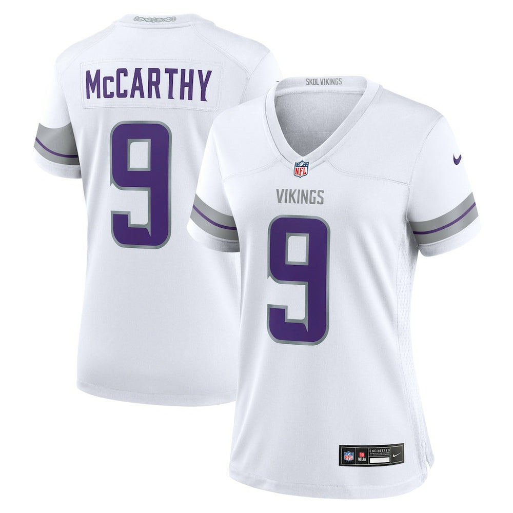 J.J. McCarthy Minnesota Vikings Women's Alternate Game Player Jersey - White | Nike sale