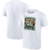 Boston Celtics 2024 NBA Finals Champions Pull Up Jumper Caricature T-Shirt - White | Fanatics shop