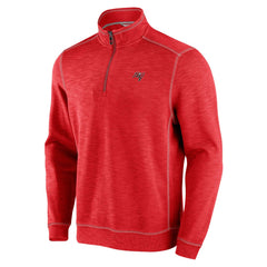 Tampa Bay Buccaneers Big & Tall Tobago Bay Half-Zip Sweatshirt - Red on sale
