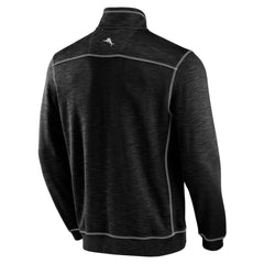 New Orleans Saints Tobago Bay Tri-Blend Half-Zip Sweatshirt - Black online