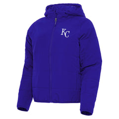 Kansas City Royals Antigua Women's Universe Full-Zip Hoodie Jacket - Royal