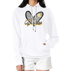 San Diego Padres G-III 4Her by Carl Banks Women's Leopard Heart Pullover Hoodie - White
