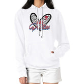 Philadelphia Phillies G-III 4Her by Carl Banks Women's Leopard Heart Pullover Hoodie - White