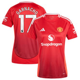 Alejandro Garnacho Manchester United Women's 2024/25 Home Replica Player Jersey - Red | Adidas cheap