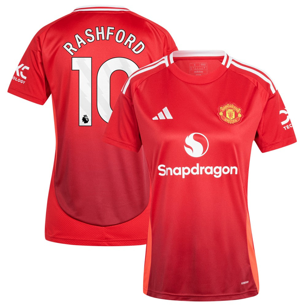 Marcus Rashford Manchester United Women's 2024/25 Home Replica Player Jersey - Red | Adidas online