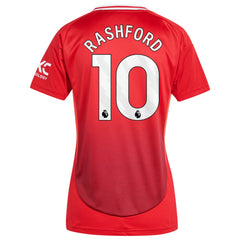 Marcus Rashford Manchester United Women's 2024/25 Home Replica Player Jersey - Red | Adidas online