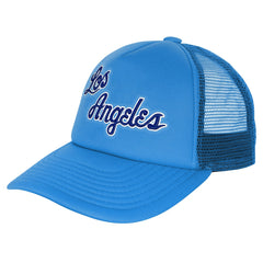 Los Angeles Lakers Youth Core Evergreen Trucker Adjustable Hat - Light Blue | Mitchell & Ness online