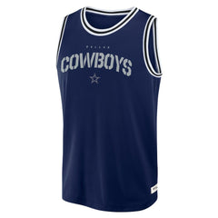 Dallas Cowboys Elements Future Ground Jersey Tank Top - Navy discount