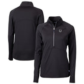 Indianapolis Colts Cutter & Buck Women's Adapt Eco Knit Stretch Recycled Half-Zip Pullover Top - Black online