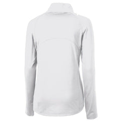 Jacksonville Jaguars Cutter & Buck Women's Adapt Eco Knit Stretch Recycled Raglan Half-Zip Top - White outlet