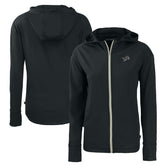Detroit Lions Cutter & Buck Women's Daybreak Eco Recycled Full-Zip Hoodie - Black cheap