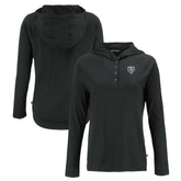 Chicago Bears Cutter & Buck Women's Coastline Epic Comfort Eco Recycled Long Sleeve Hoodie T-Shirt - Black discount