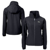 Baltimore Ravens Cutter & Buck Women's Charter Eco Recycled Full-Zip Hoodie Jacket - Black on sale