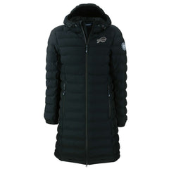 Buffalo Bills Cutter & Buck Women's Mission Ridge Repreve Eco Insulated Full-Zip Hoodie Long Puffer Jacket - Black on sale