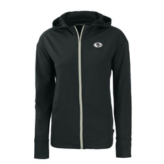 San Francisco 49ers Cutter & Buck Women's Daybreak Eco Recycled Full-Zip Hoodie - Black online