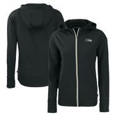 Seattle Seahawks Cutter & Buck Women's Daybreak Eco Recycled Full-Zip Hoodie - Black for sale