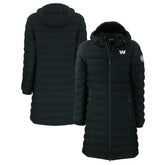 Washington Commanders Cutter & Buck Women's Mission Ridge Repreve Eco Insulated Full-Zip Hoodie Long Puffer Jacket - Black cheap