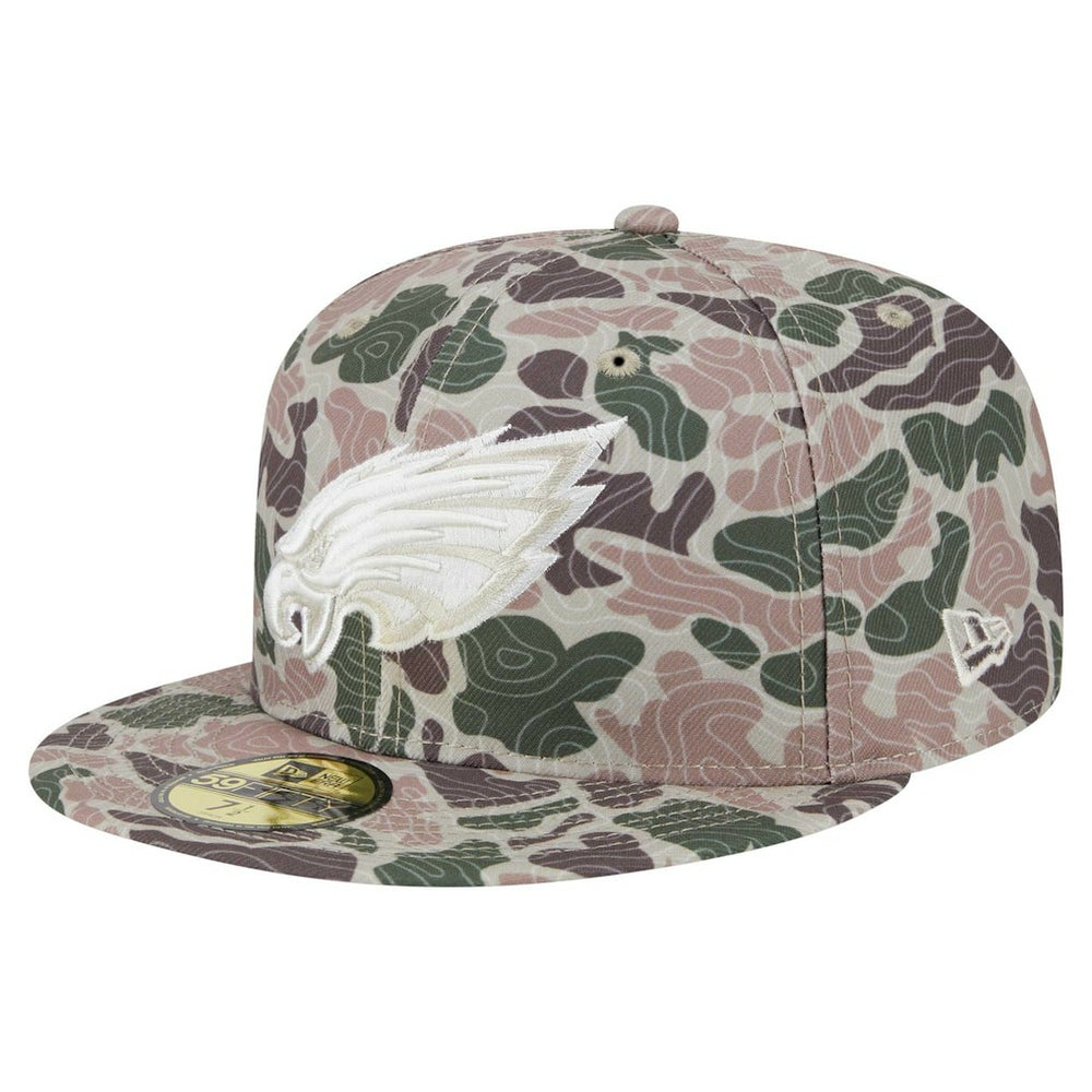 Philadelphia Eagles New Era Geo Camo 59FIFTY Fitted Hat discount