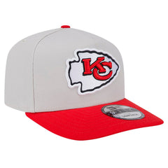 Kansas City Chiefs New Era Decent 9FIFTY A-Frame Snapback Hat - Stone discount