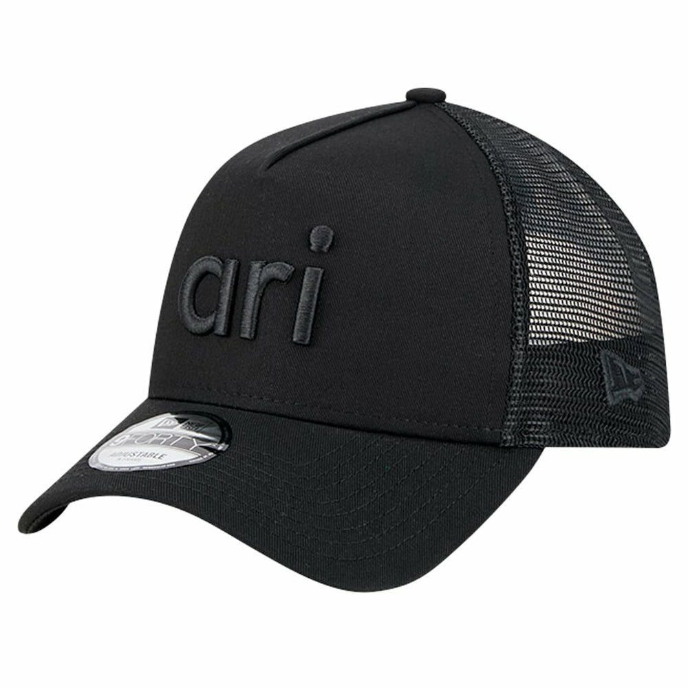 Arizona Cardinals New Era Domain 9FORTY A-Frame Trucker Adjustable Hat - Black outlet