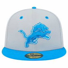 Detroit Lions New Era Flipside Two-Tone 59FIFTY Fitted Hat - Gray/Blue sale