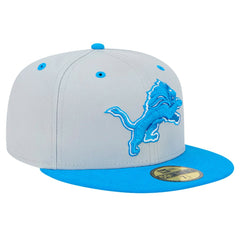 Detroit Lions New Era Flipside Two-Tone 59FIFTY Fitted Hat - Gray/Blue sale