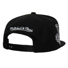 Pittsburgh Penguins Mitchell & Ness Core Top Spot Snapback Hat Black
