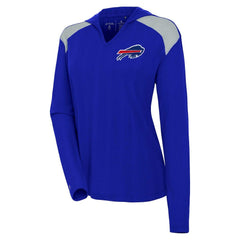 Buffalo Bills Antigua Women's Opulent Long Sleeve Hoodie T-Shirt - Royal on sale