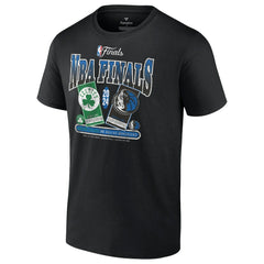 Boston Celtics vs. Dallas Mavericks 2024 NBA Finals Matchup Drive To The Basket T-Shirt - Black | Fanatics outlet