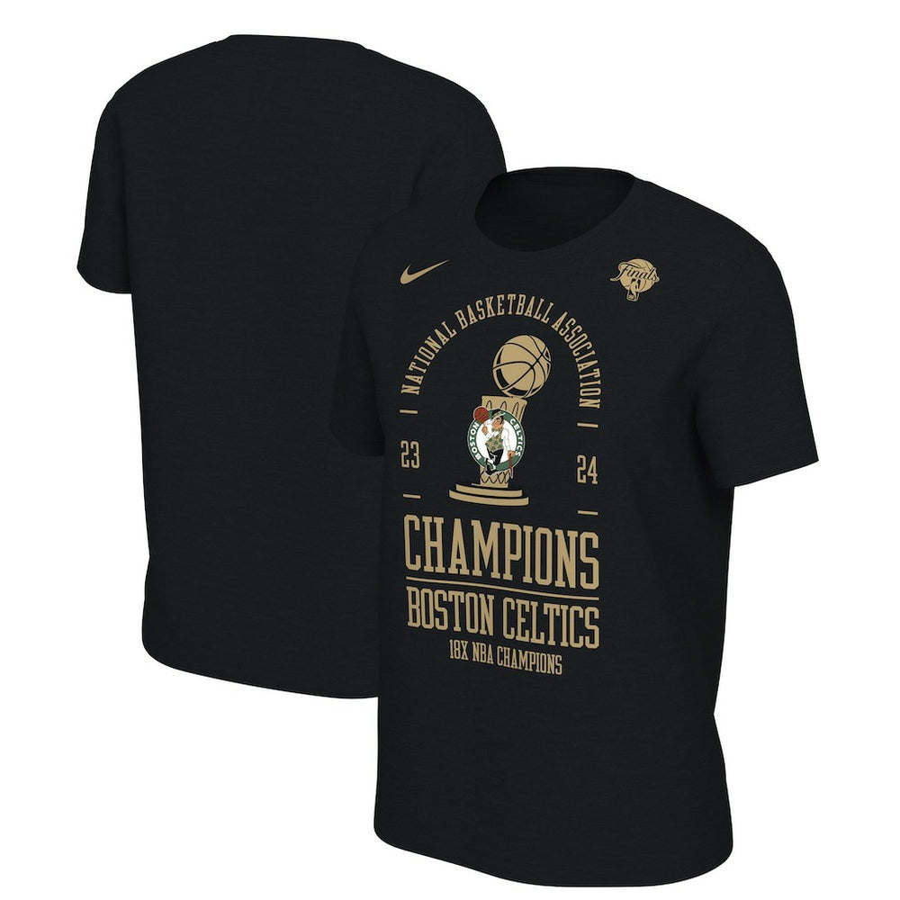 Boston Celtics Women's 18-Time NBA Finals Champions Locker Room T-Shirt - Black | Nike shop