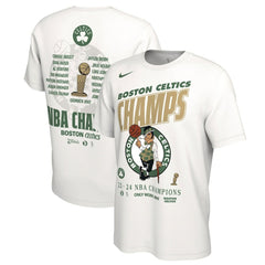 Boston Celtics 2024 NBA Finals Champions Celebration Roster T-Shirt - White | Nike online