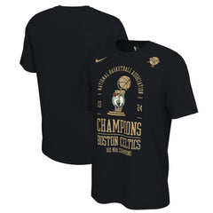 Boston Celtics 18-Time NBA Finals Champions Big & Tall Locker Room T-Shirt - Black | Nike for sale