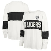 Las Vegas Raiders '47 Women's Clubhouse Pride Taylor Long Sleeve T-Shirt - Cream for sale