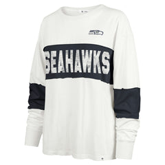 Seattle Seahawks '47 Women's Clubhouse Pride Taylor Long Sleeve T-Shirt - Cream online