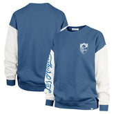 Los Angeles Chargers '47 Women's Double Header Rise Andie Pullover Sweatshirt - Powder Blue on sale