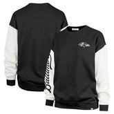 Baltimore Ravens '47 Women's Double Header Rise Andie Pullover Sweatshirt - Black online
