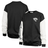 Jacksonville Jaguars '47 Women's Double Header Rise Andie Pullover Sweatshirt - Black sale