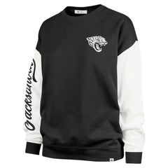 Jacksonville Jaguars '47 Women's Double Header Rise Andie Pullover Sweatshirt - Black sale