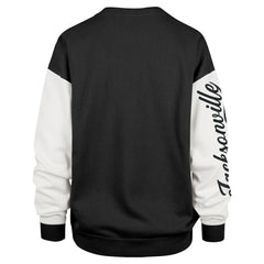 Jacksonville Jaguars '47 Women's Double Header Rise Andie Pullover Sweatshirt - Black sale
