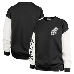 New Orleans Saints '47 Women's Double Header Rise Andie Pullover Sweatshirt - Black online